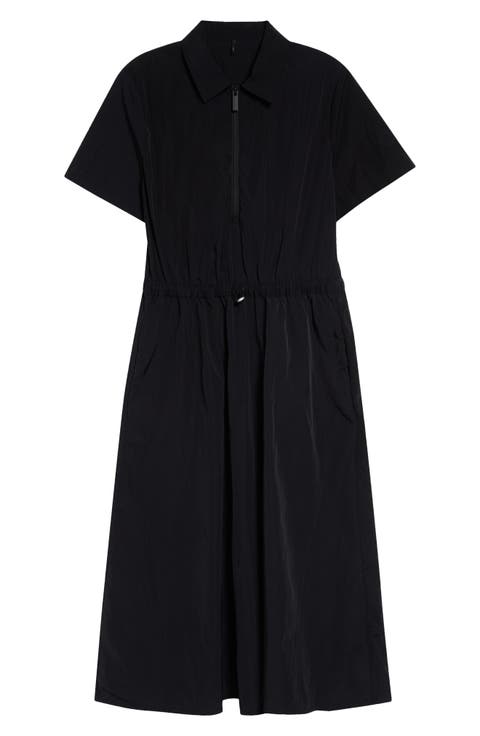 Half Zip Nylon Polo Dress