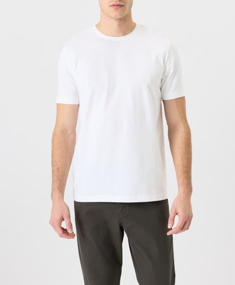 Luxe Essential Classic Fit Crewneck Tee Made With Organic Cotton