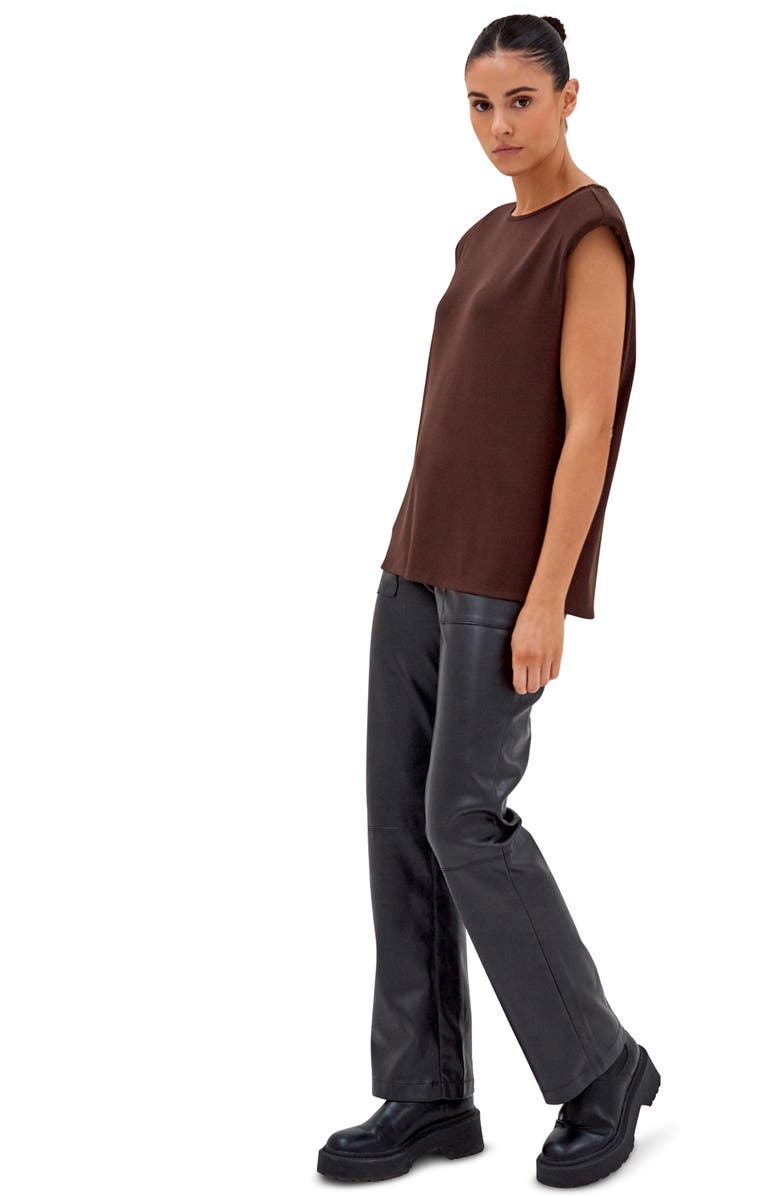 4th & Reckless Devon Shoulder Pad Sleeveless Top, Alternate, color, 