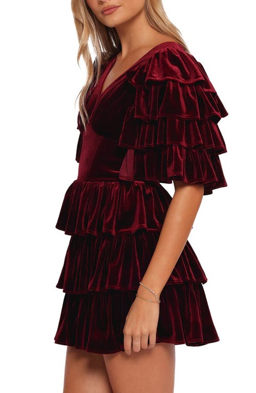 Petal And Pup Petal & Pup Agnes Ruffle Velvet Tunic