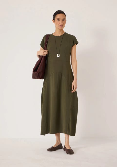 Barrel Cotton Jersey Dress