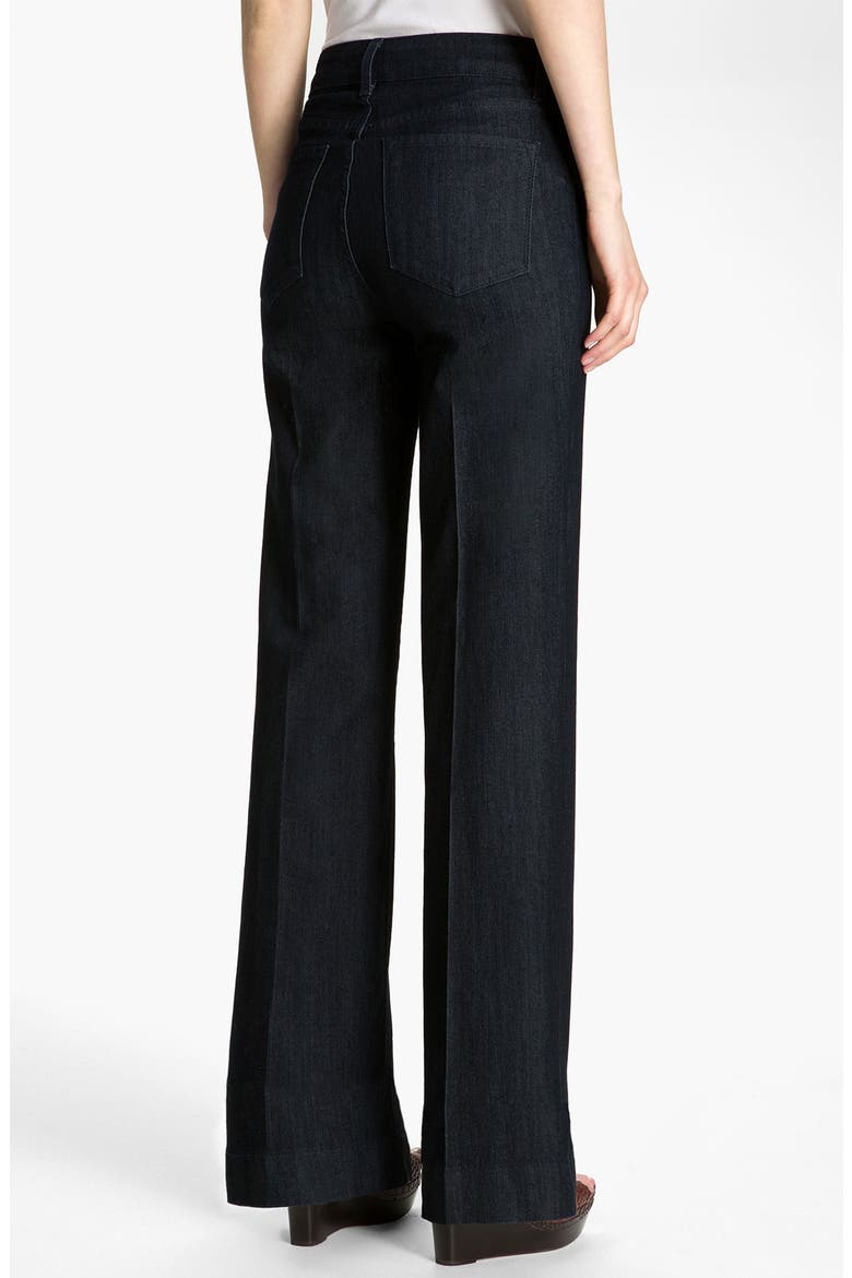 'Greta' Trouser Jeans, Alternate, color, DARK ENZYME
