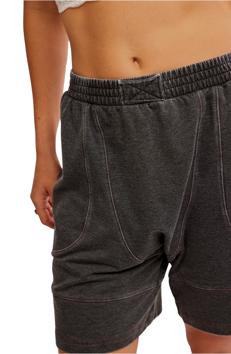 Free People Don't Wait Up Lounge Shorts, Alternate, color, 