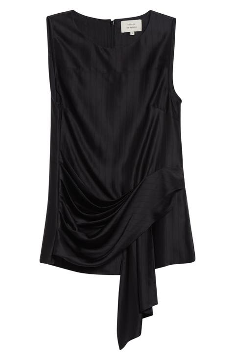 Fonda Draped Asymmetric Top
