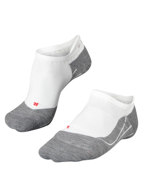 Falke Ru4 Endurance No Show Running Socks In White