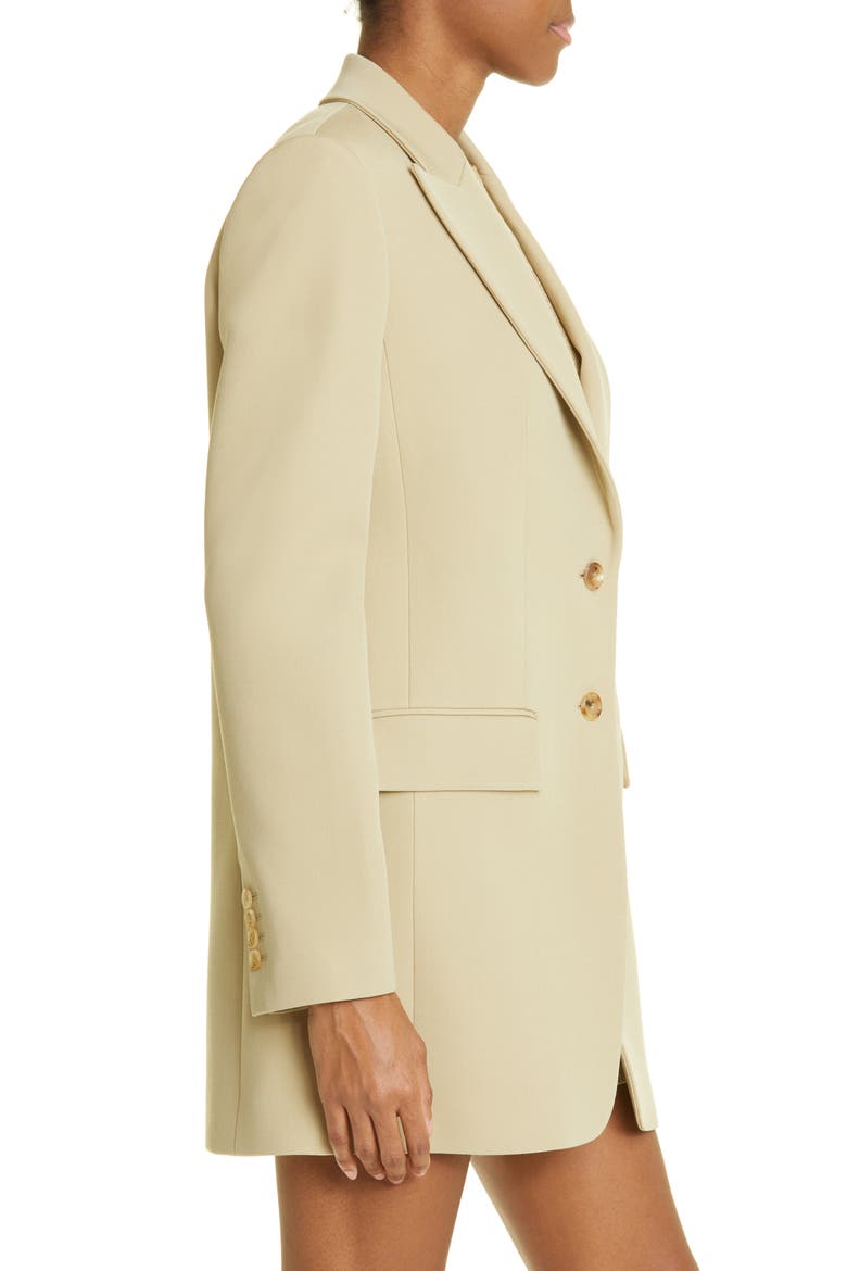 Wool Gabardine Boyfriend Blazer, Alternate, color, 266 DUNE