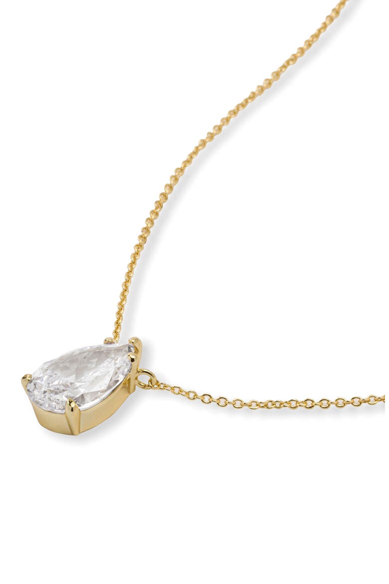 Are You Jealous Pendant Necklace, Alternate, color, GOLD/ WHITE DIAMONETTE