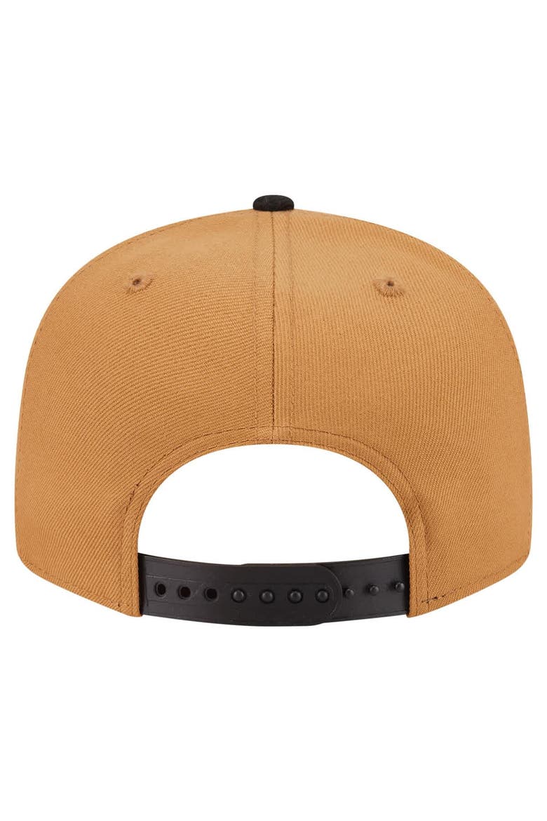 Men's New Era Khaki/Black Pittsburgh Pirates Ice Cream 9FIFTY Snapback Hat, Alternate, color, Khaki