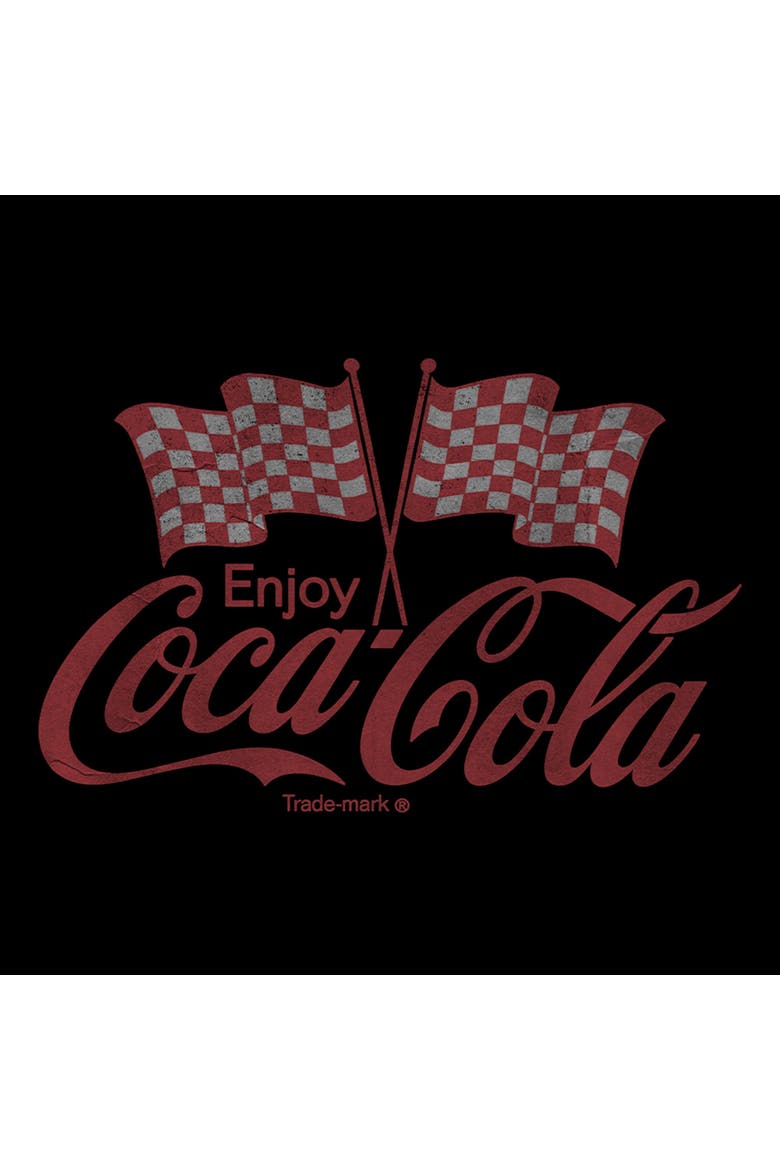 Men's Coca Cola Enjoy the Flags  Graphic T-Shirt, Alternate, color, Black