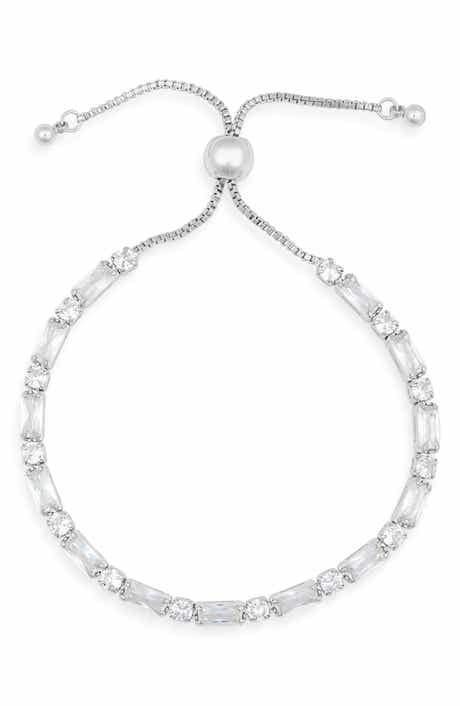 NORDSTROM RACK Cubic Zirconia Adjustable Bracelet