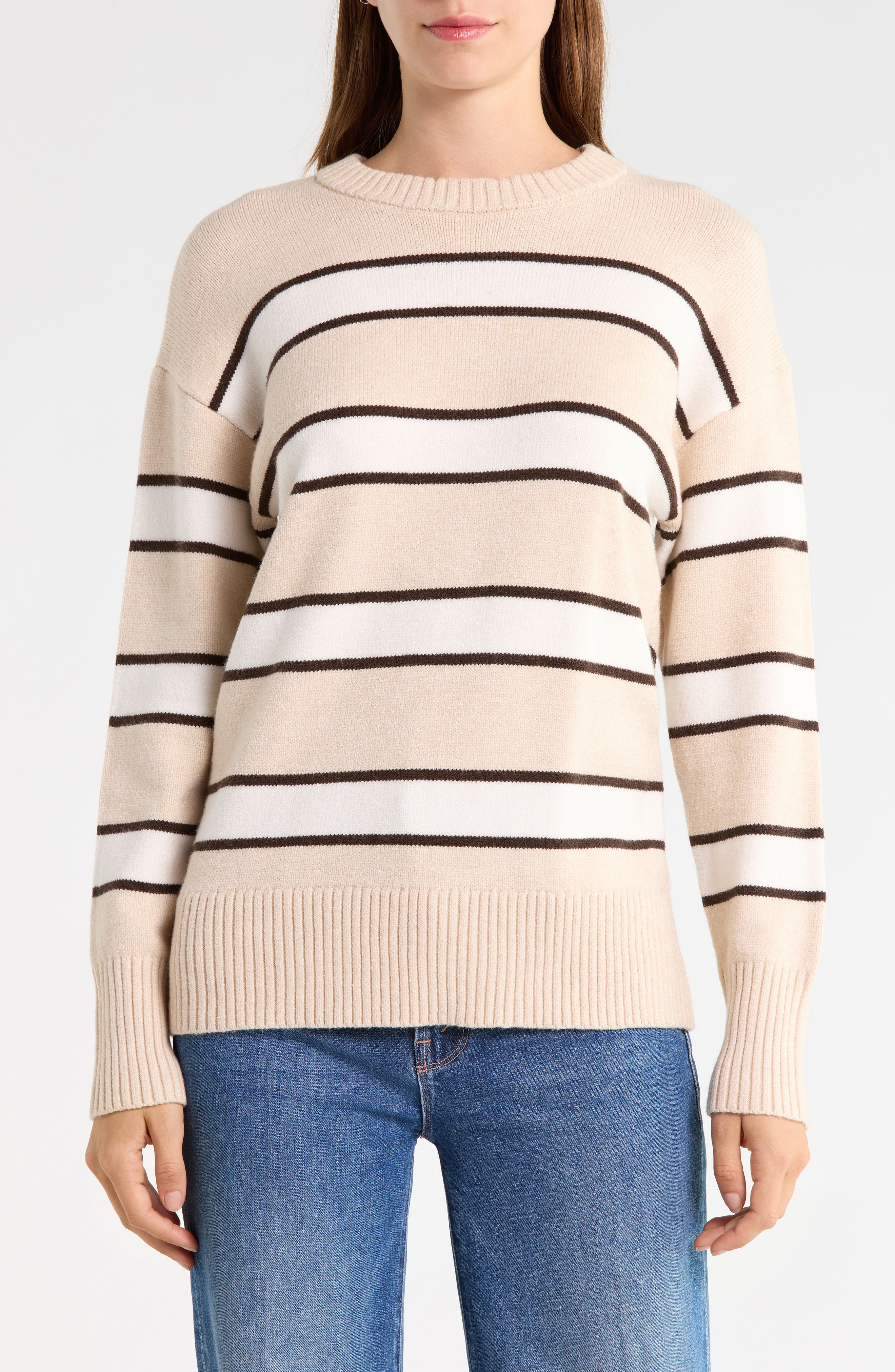 Striped Crewneck Sweater