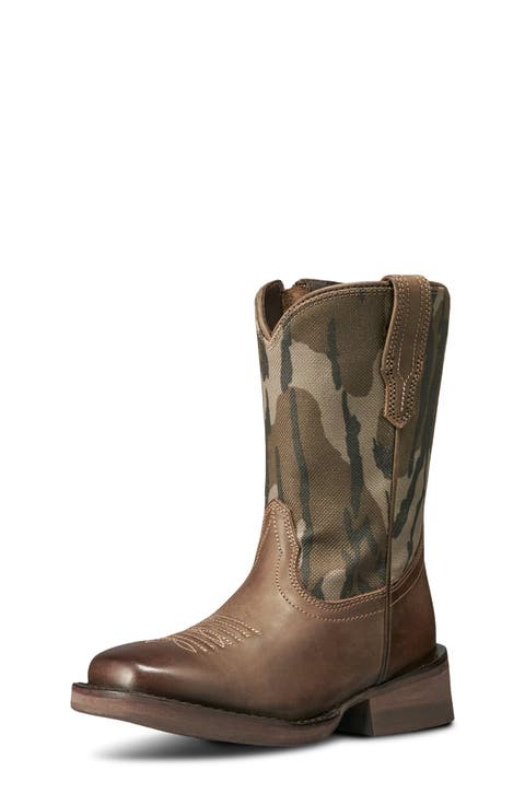 Kids' Tecovas x Mossy Oak Doc Cowboy Boot