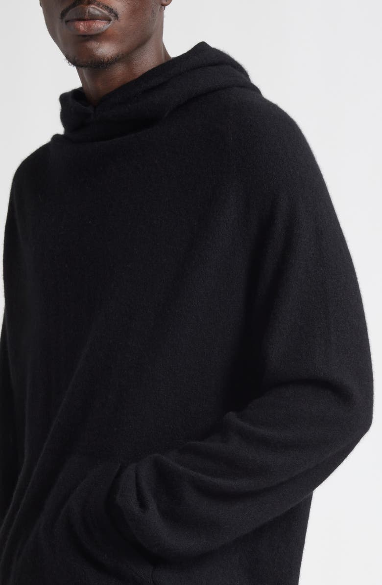 FRENCKENBERGER BF Hooded Cashmere Sweater, Alternate, color, Black