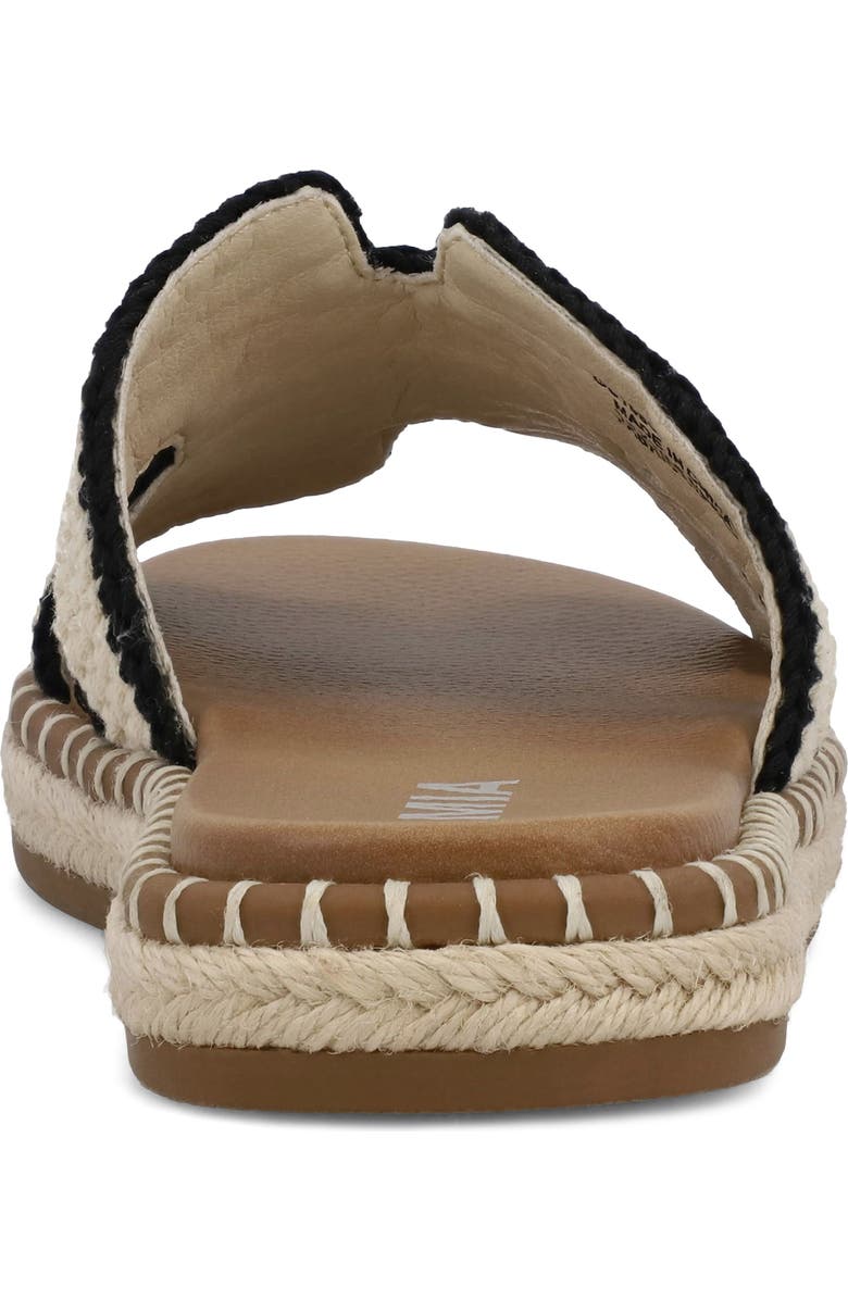 MIA Sabine Slide Sandal, Alternate, color, Black/ Off-White