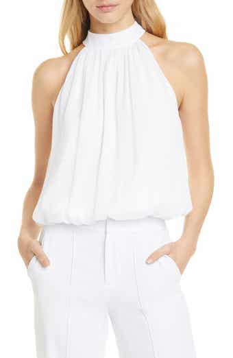 Alice + Olivia Maris Halter Style Top