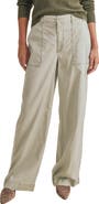 Splendid Colette Wide Leg Stretch Cotton Blend Pants