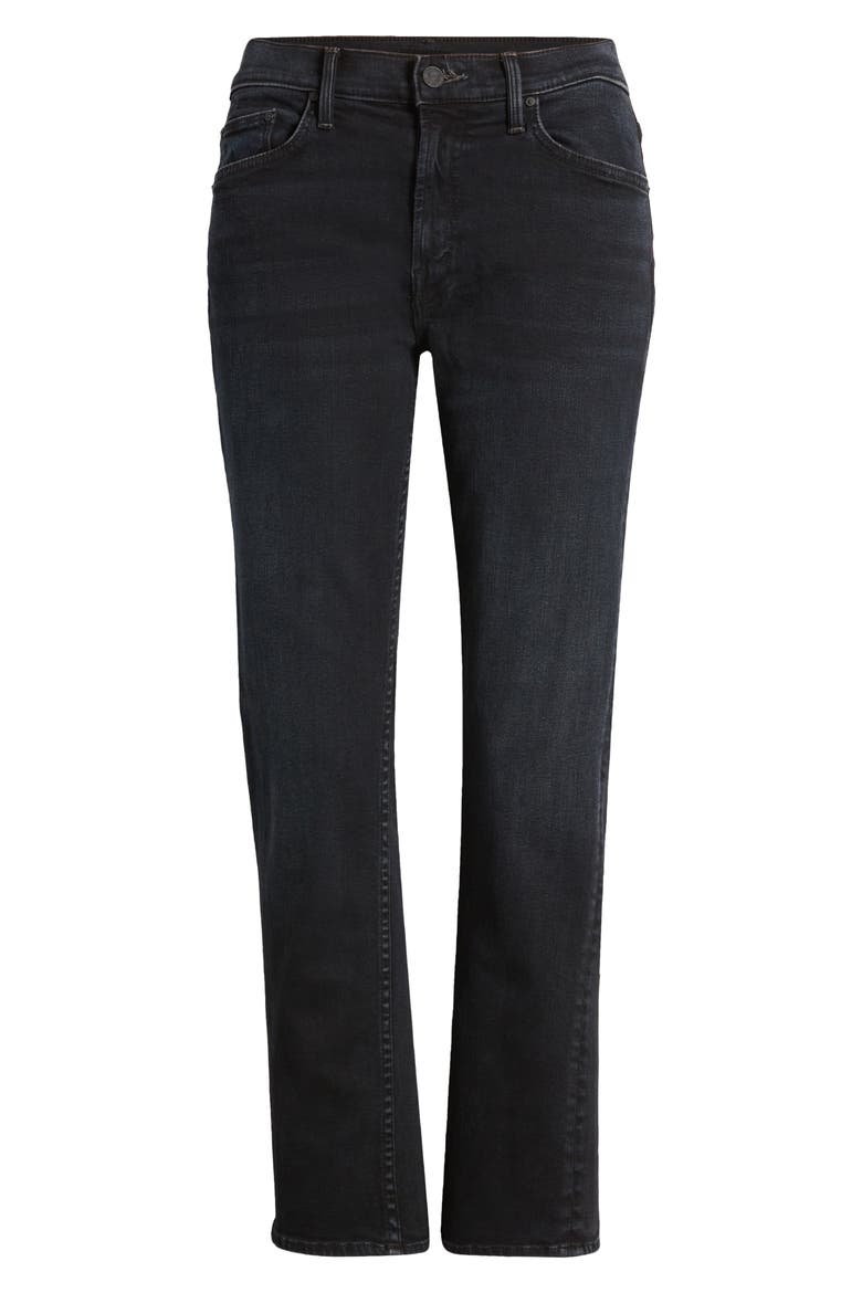 The Rider High Waist Ankle Slim Straight Leg Jeans, Alternate, color, NIGHT IN PARIS