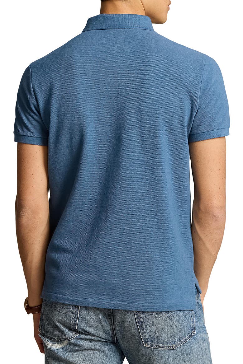 Classic Fit Piqué Polo, Alternate, color, CLANCY BLUE/ C3357