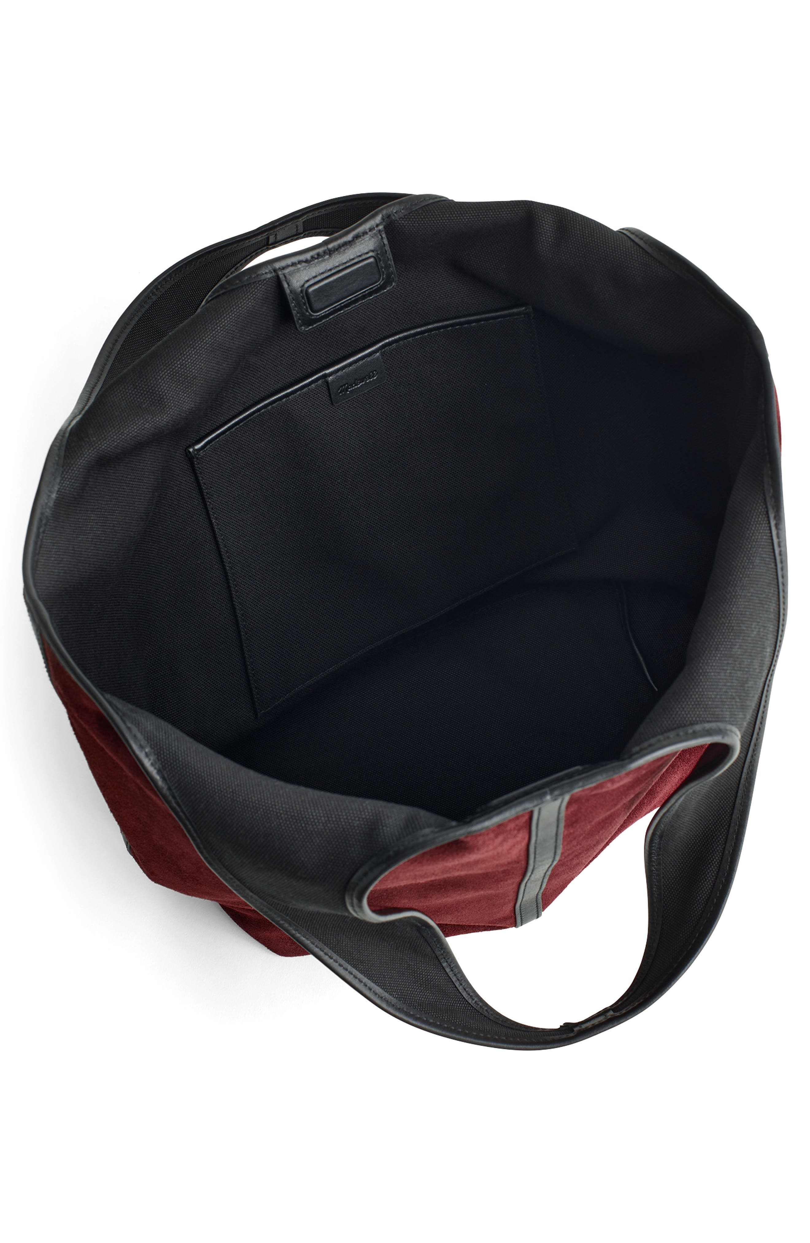 The Ellis Shopper Tote, Alternate, color, OXBLOOD MULTI