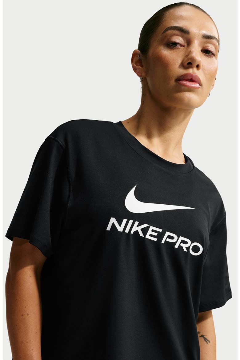 Pro Dri-FIT T-Shirt, Alternate, color, BLACK/ WHITE
