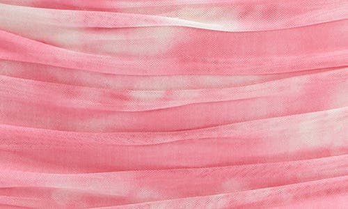 Shop Bardot Solana Blurred Floral Drop Waist Mesh Maxi Dress