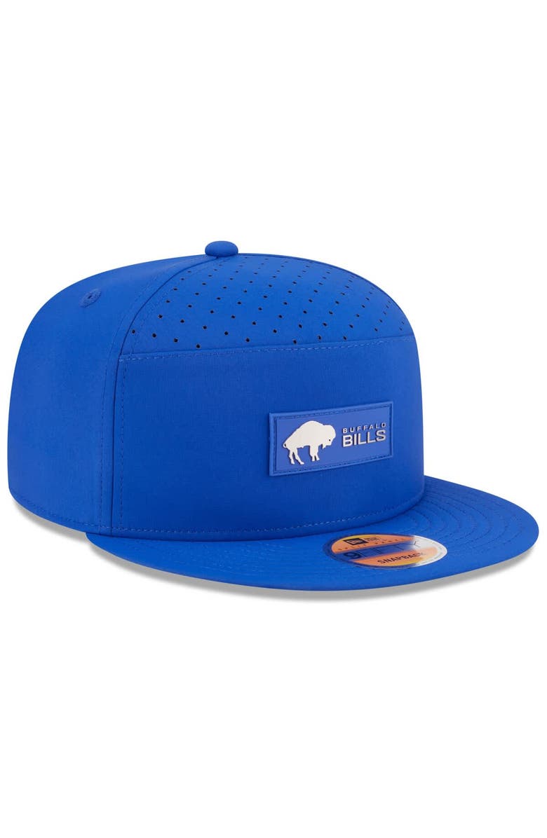 New Era Men's New Era Royal Buffalo Bills 2025 Sideline Throwback Split Panel 9FIFTY Snapback Hat, Alternate, color, Royal