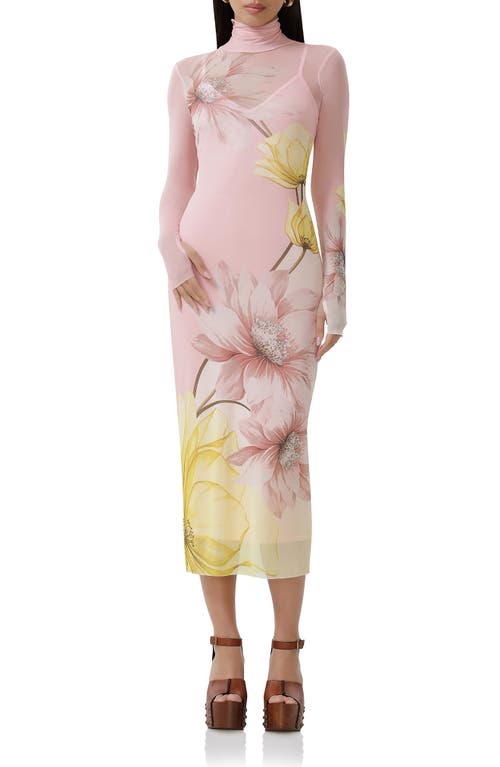 AFRM AFRM SHAILENE LONG SLEEVE MESH DRESS