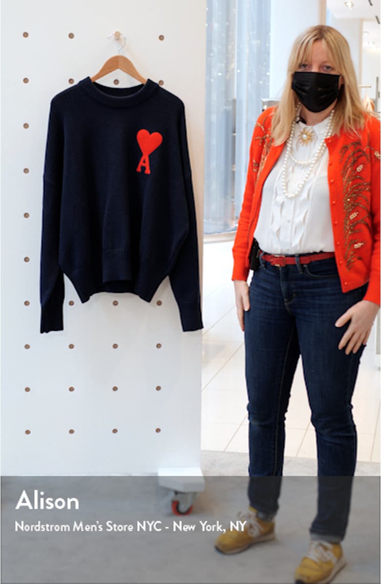 Ami de Coeur Oversize Logo Sweater, sales video thumbnail