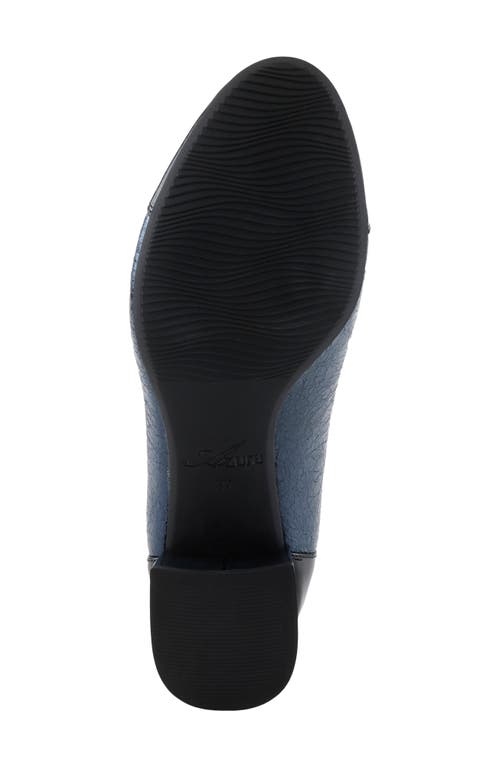 Azura By Spring Step Babysteps Two-tone Cap Toe Pump In Blue
