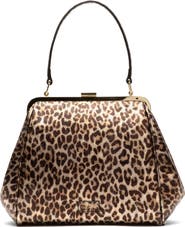 Frances Valentine Katherine Metallic Leather Frame Bag