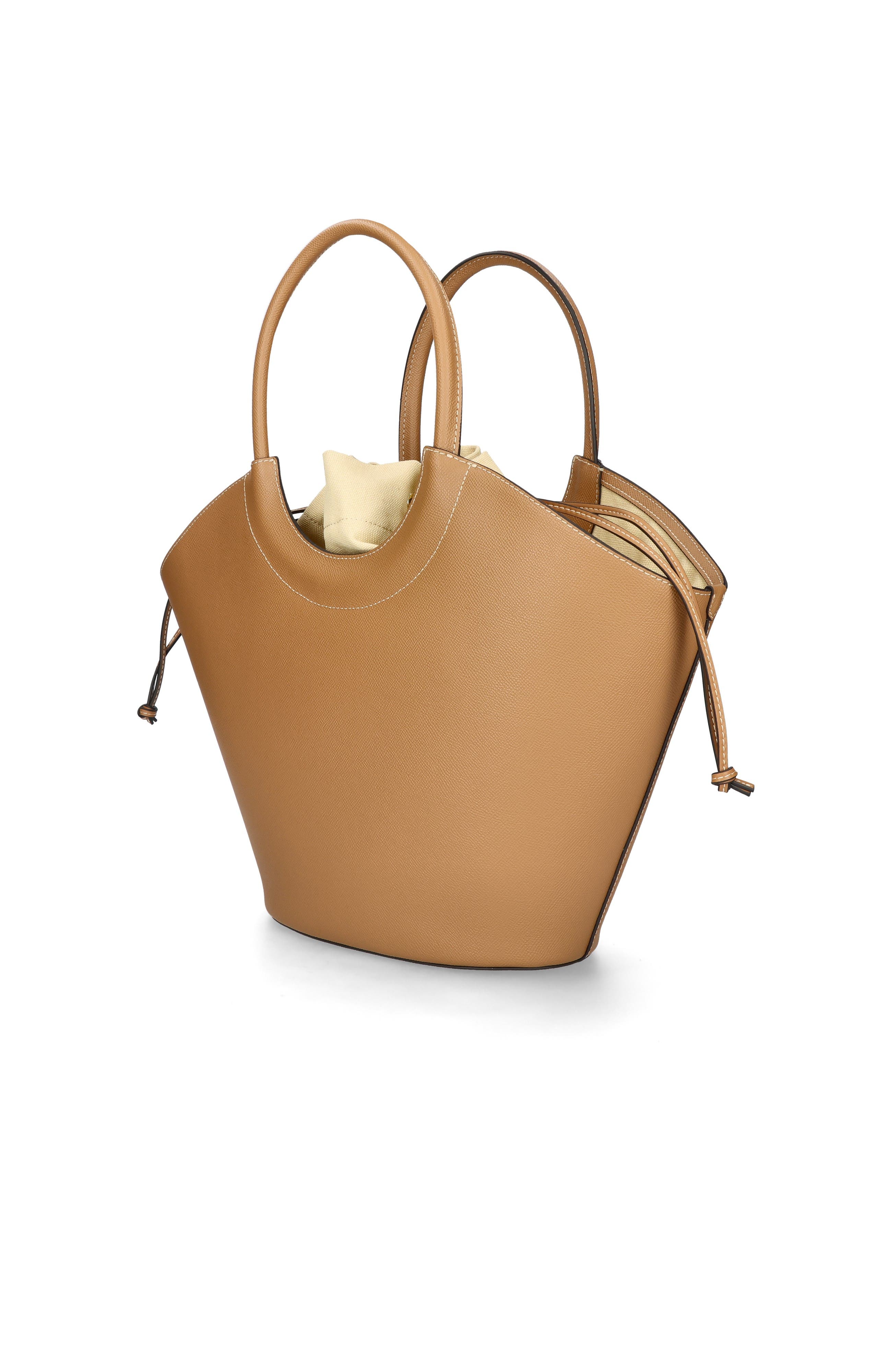 Large Bag With Drawstring Inner Bag, Alternate, color, Tan