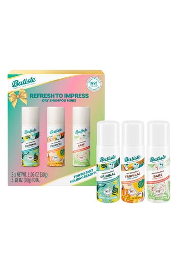 Batiste Refresh & Go Dry Shampoo Minis Set In Transparent