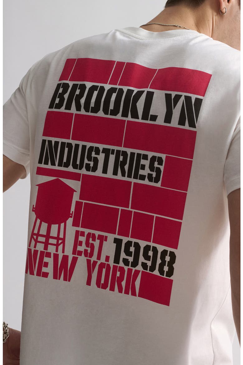 Logo Cotton Graphic T-Shirt, Alternate, color, ANTIQUE WHITE