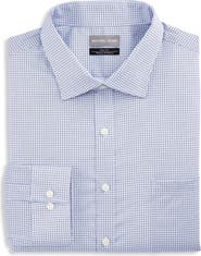 Michael Kors Big & Tall Linked Grid Performance Dress Shirt