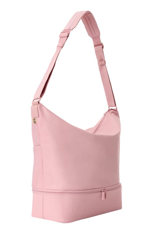 Beis Béis Nylon Shoulder Tote In Atlas Pink