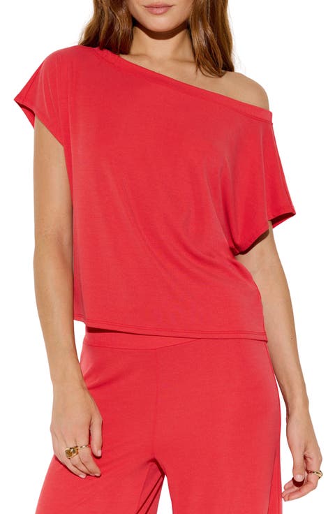 Asha Off the Shoulder Jersey Top
