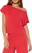 Spiritual Gangster Asha Off the Shoulder Jersey Top