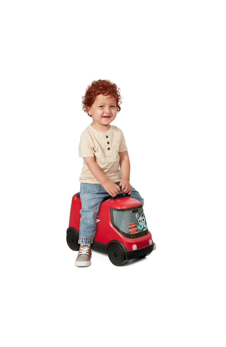 Radio Flyer Ride & Deliver Truck, Alternate, color, Red