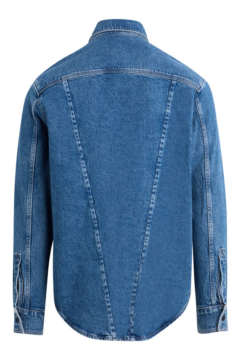Long Sleeve Denim Button-Up Shirt, Alternate, color, SHADE
