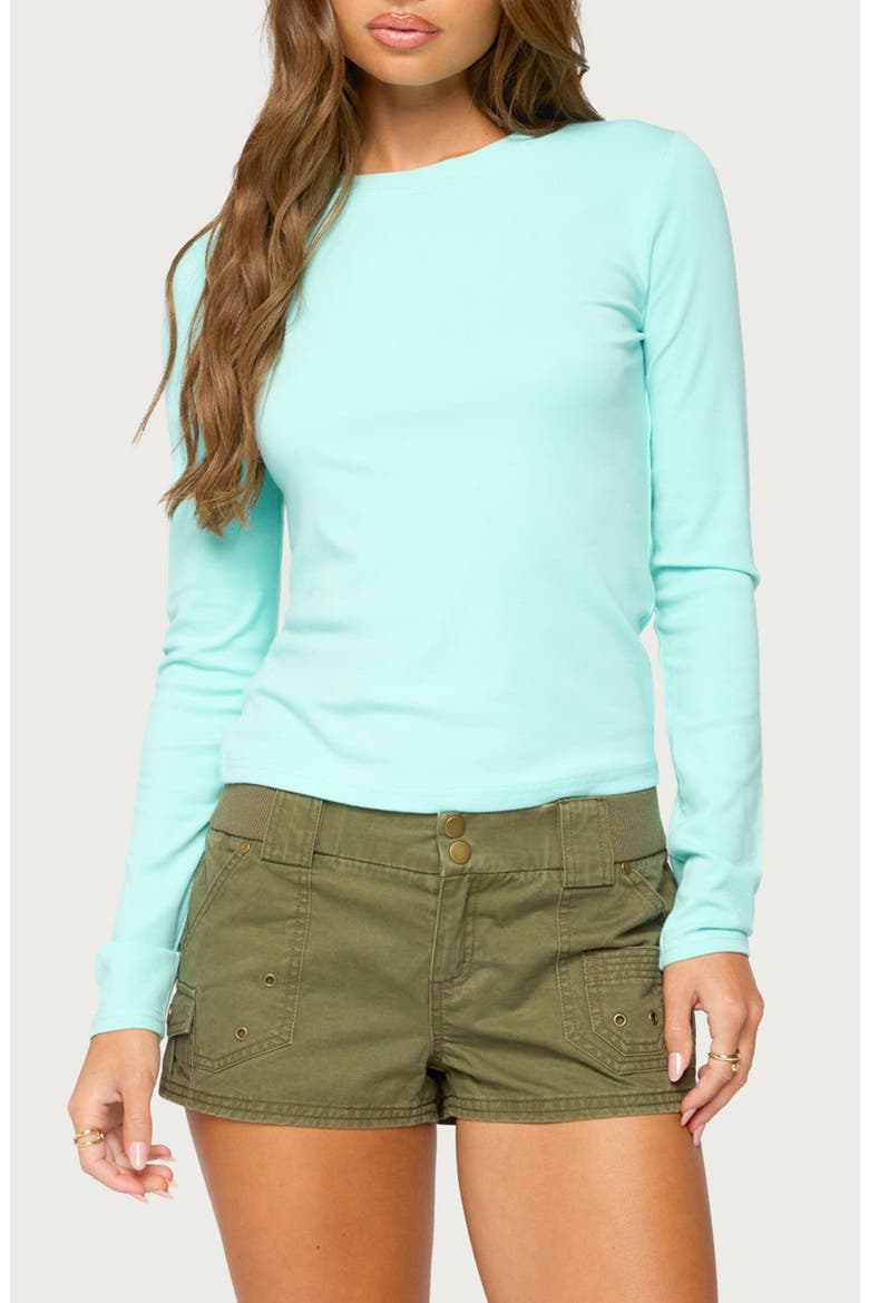 Kiyan Long Sleeve T-Shirt, Main, color, TURQUOISE