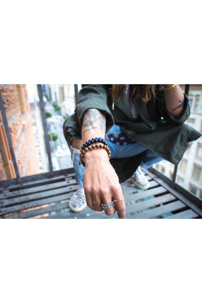 Multi Skull Band, Alternate, color, silver