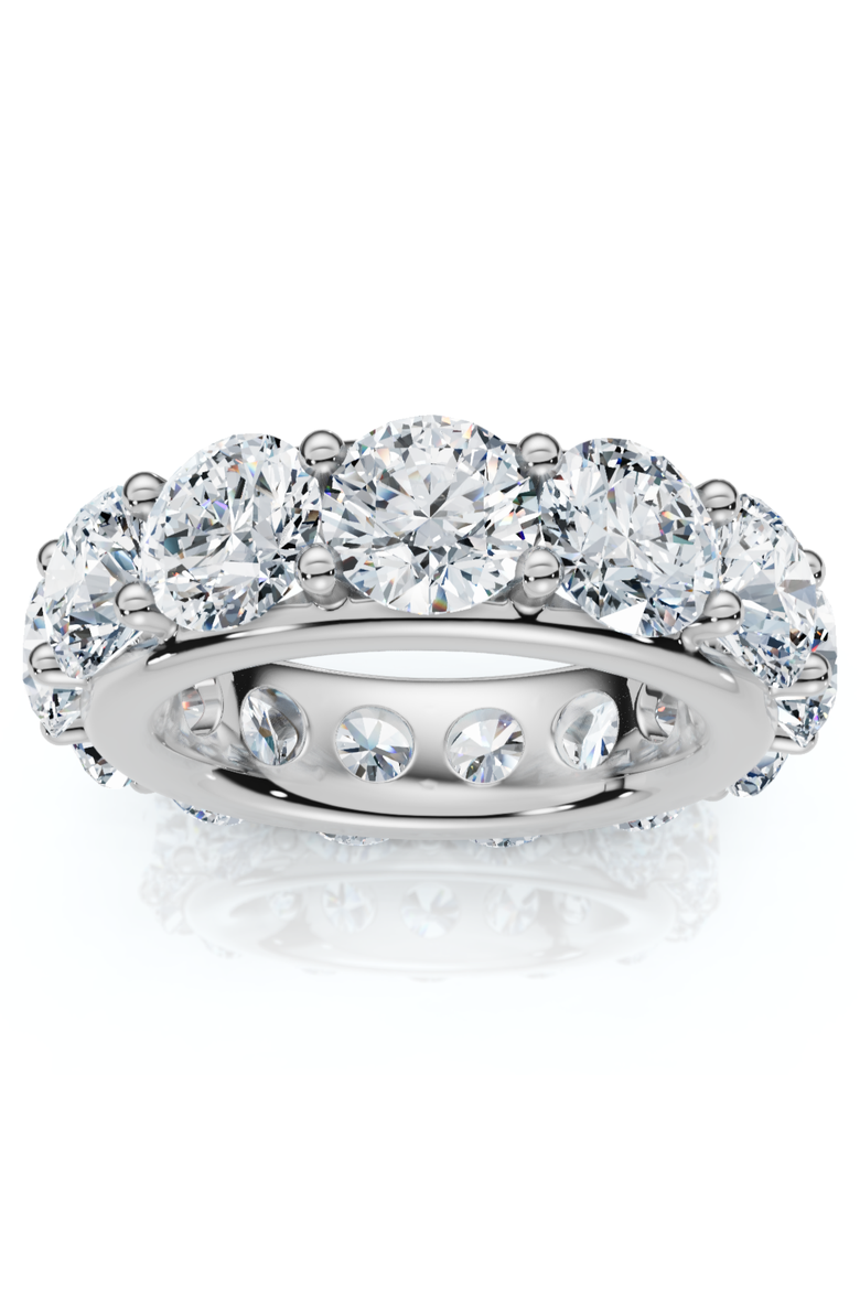 13Ct Diamond Eternity Ring Lab Grown, Main, color, 14k White Gold