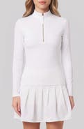 Williams Athletic Club Summer Quarter Zip Performance Top