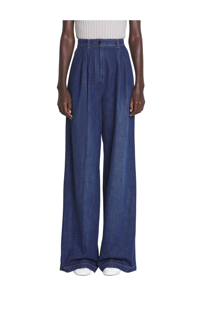 Lanvin Darted Denim Pants, Alternate, color,