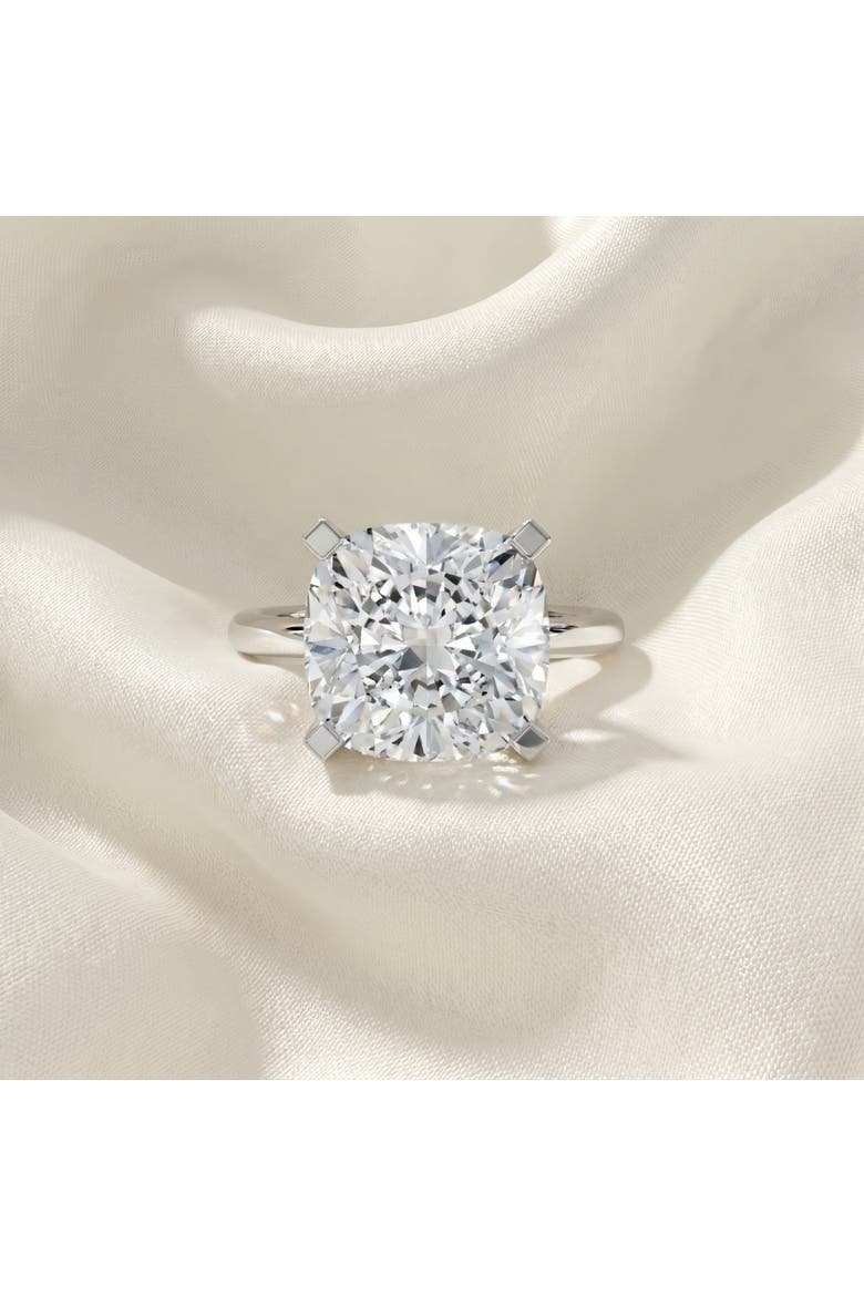 Certified 7Ct Cushion Diamond Engagement Ring 14k Gold Lab Grown, Alternate, color, 14k Yellow Gold