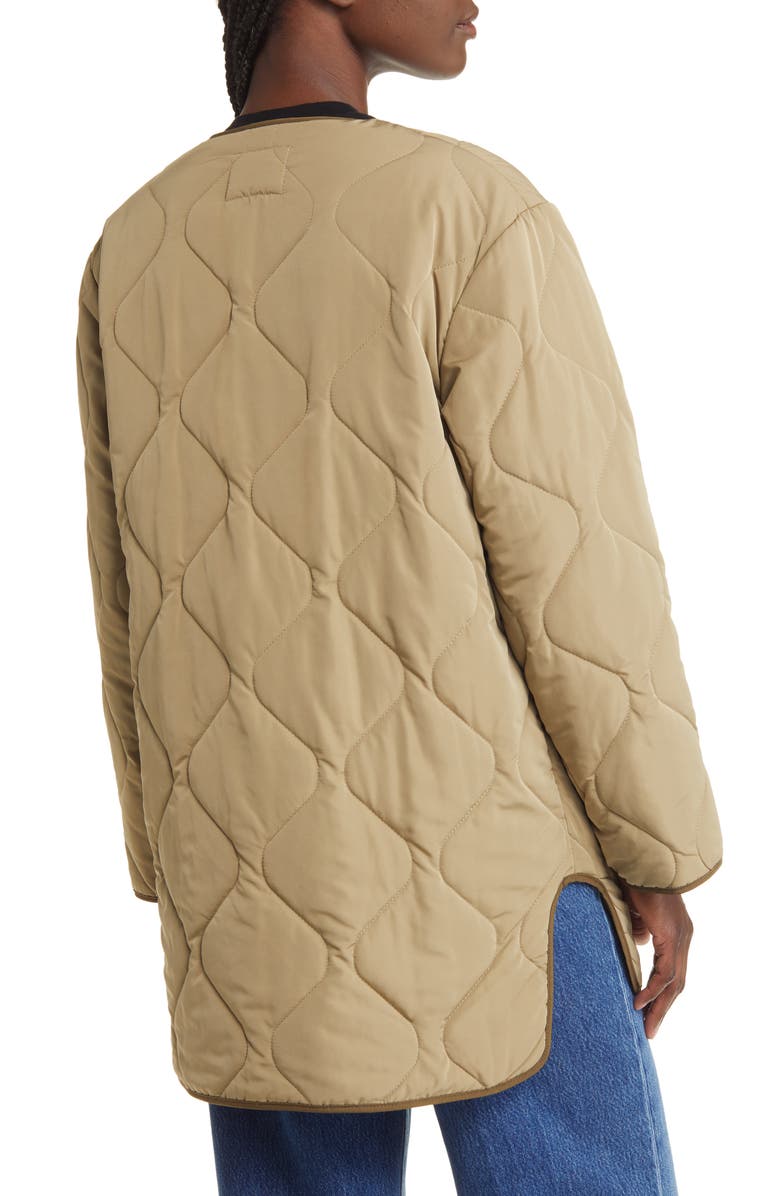 Rails Elin Oversize Quilted Jacket, Alternate, color, Sage