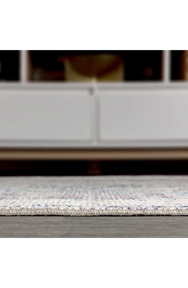 JONATHAN Y Ankara Vintage Medallion Area Rug, Alternate, color, Gray/Ivory