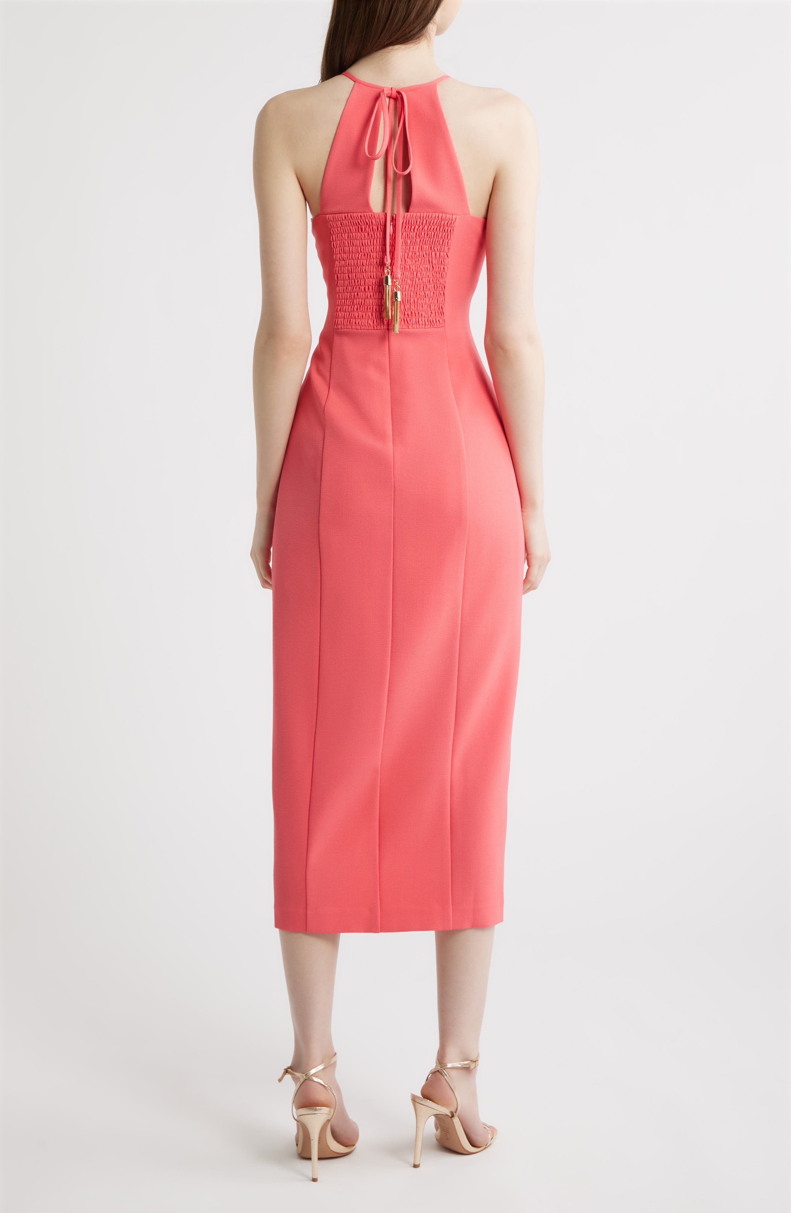 Ruched Stretch Crepe Gown - image 2