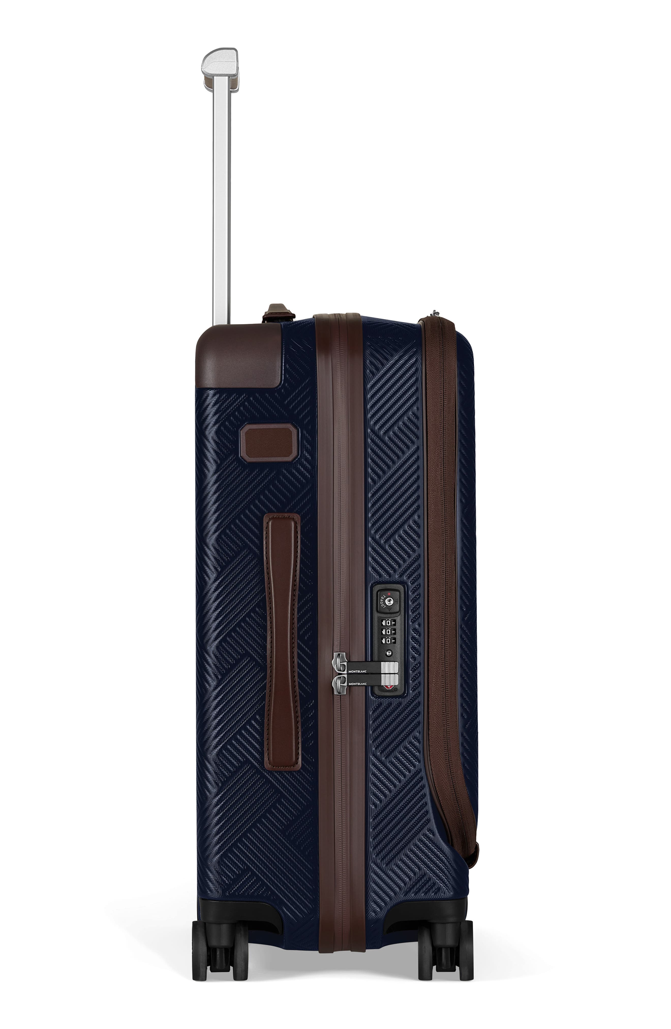 Montblanc MY4810 Extreme 3.0 Cabin Pocket Trolley, Alternate, color, Grey/ Brown