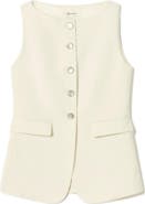 Lilysilk Sleeveless Button Up Silk Vest